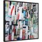 Rainfall by Michelle Daisley Moffitt 22-in. W x 22-in. H. Canvas Wall Art Print Framed in Black